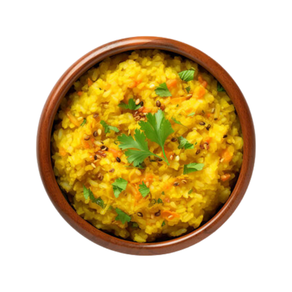 Jain Masala Khichdi (no onion and no garlic)