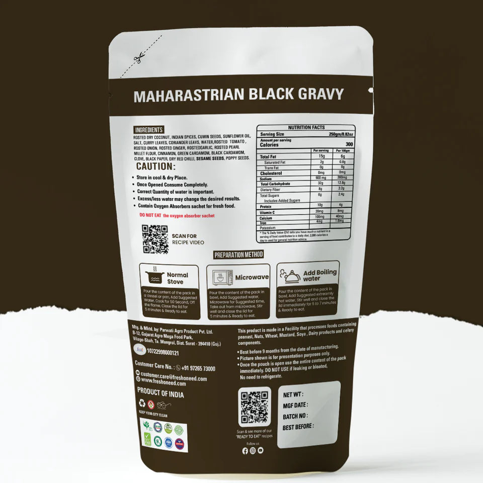 Maharastrian Black Gravy