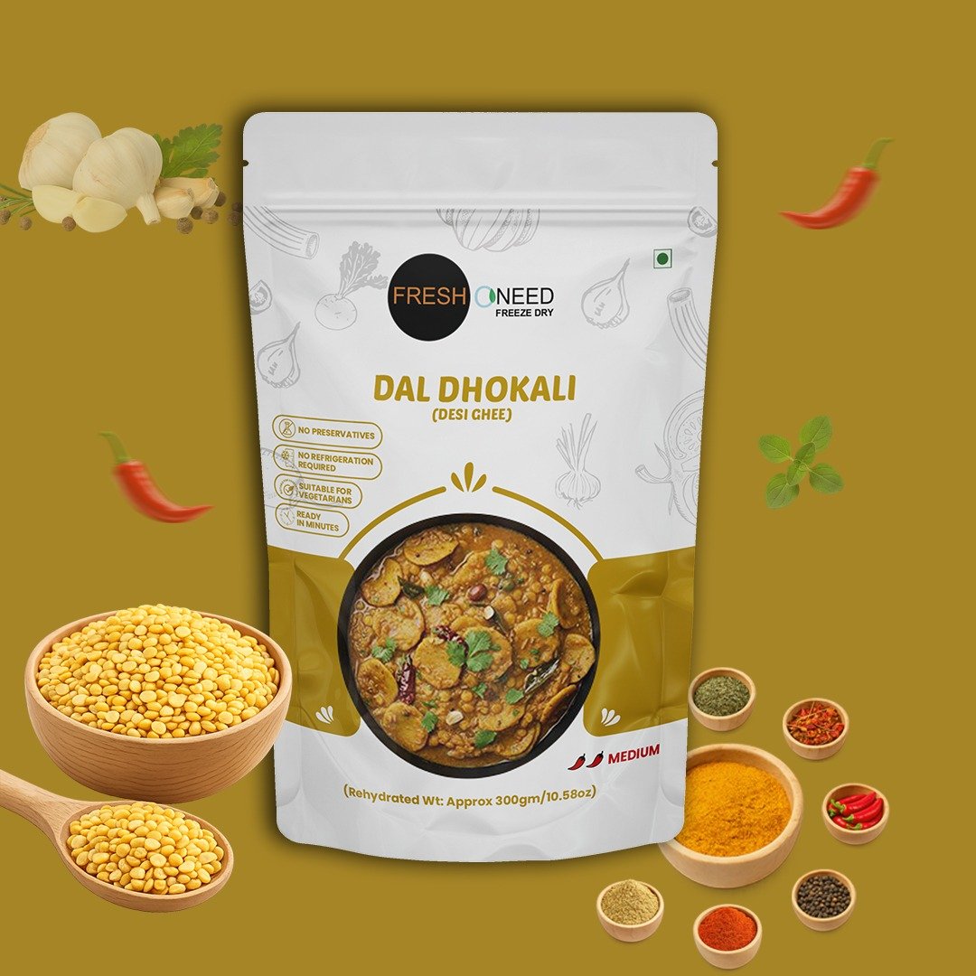 Gujarati Dal Dhokli | Lentil Dumplings in (Desi Ghee)