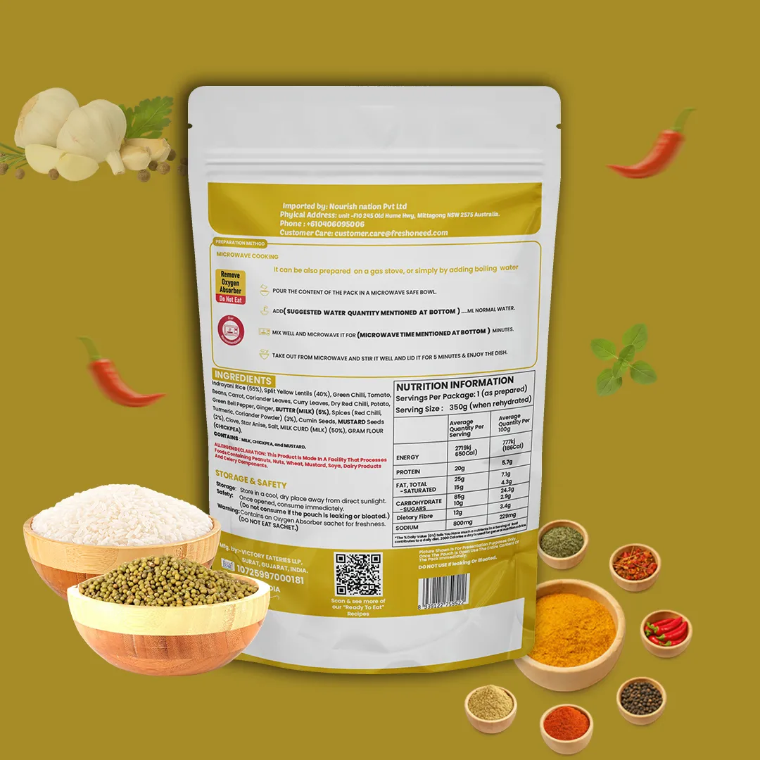 Gujarati Kadhi Khichdi B_freshoneed