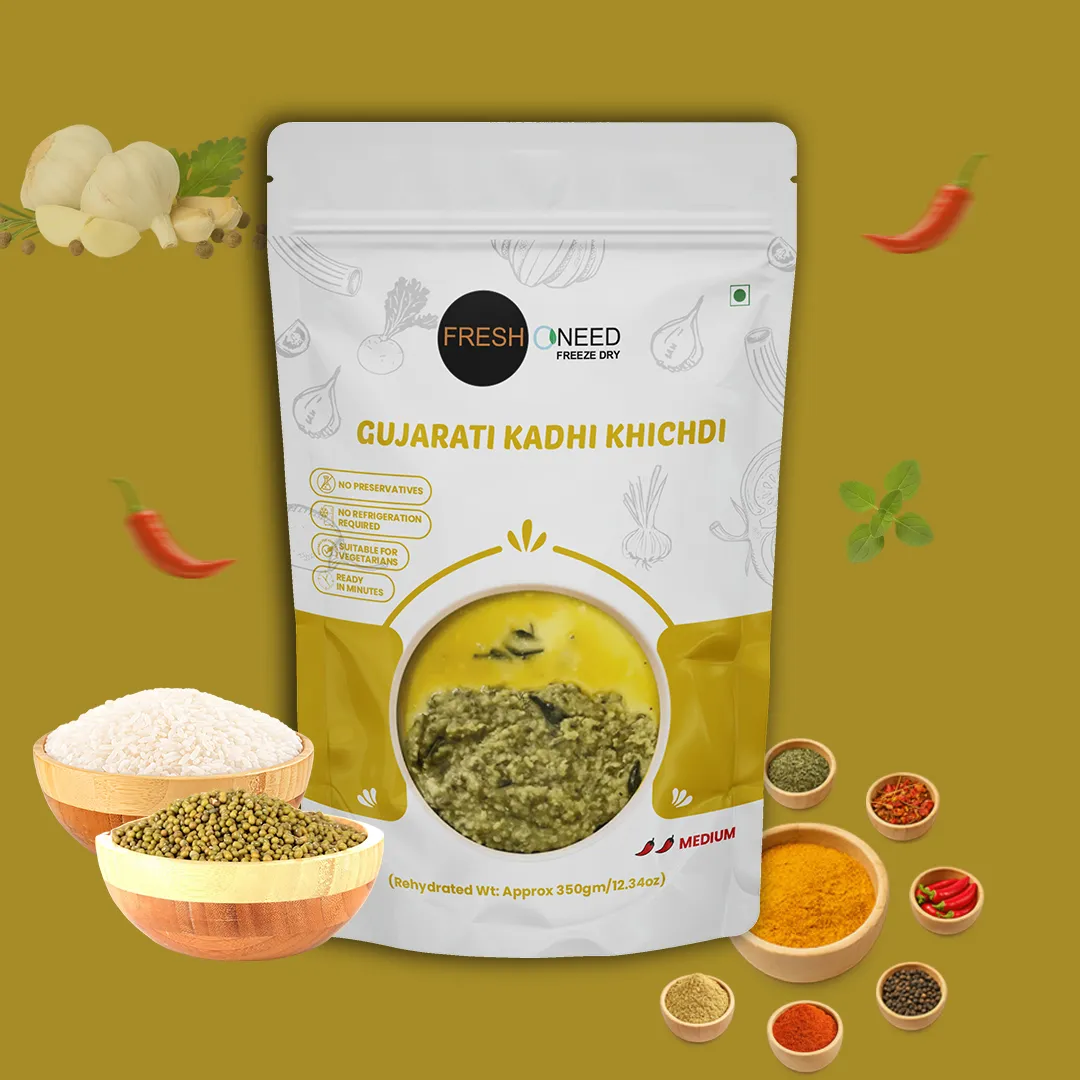 Gujarati Kadhi Khichdi | Traditional Gujarati Yogurt Curry with Rice & Lentils
