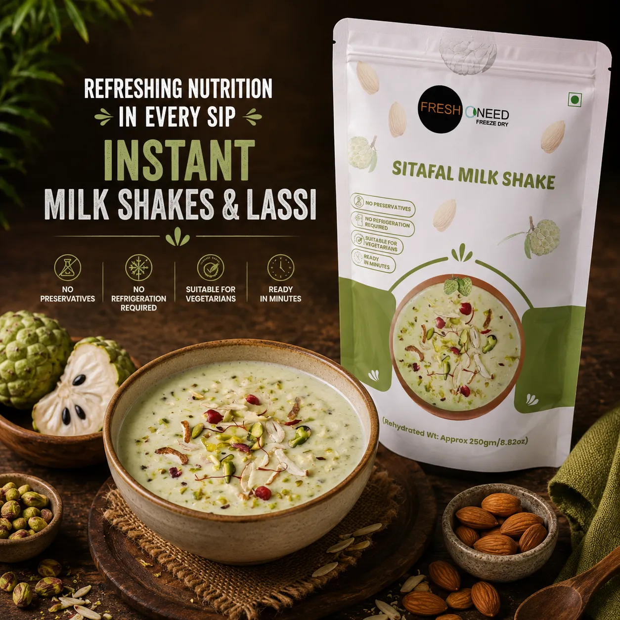 INSTANT MILK SHAKES & LASSI