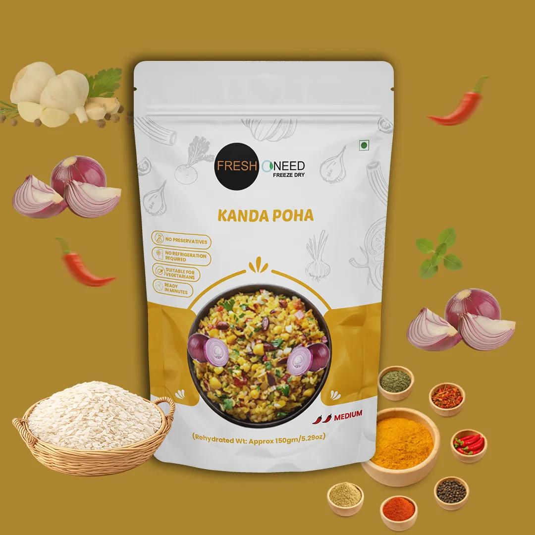 Kanda Poha | Traditional Maharashtrian Onion Flattened Rice Snack