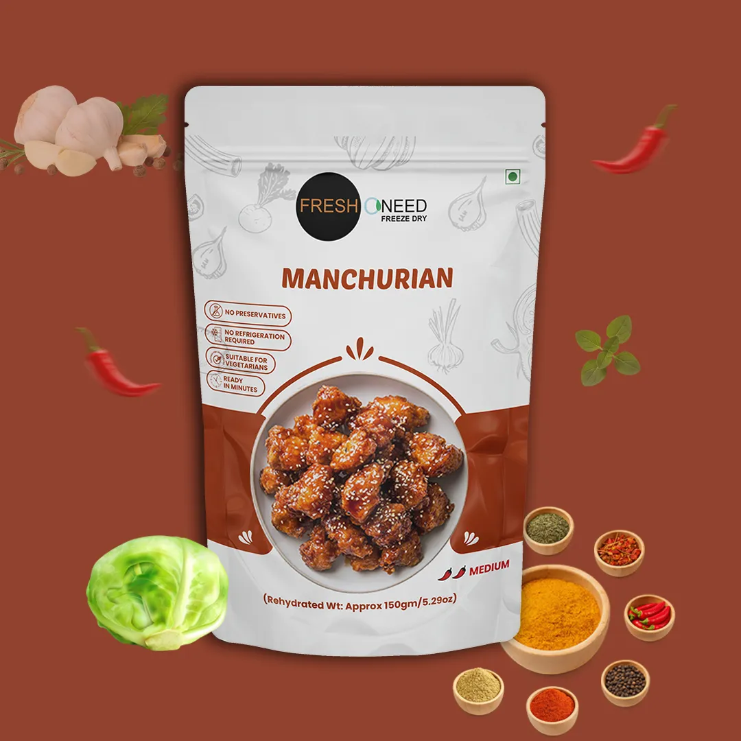 Manchurian | Indo-Chinese Vegetable Dumplings in Spicy Sauce