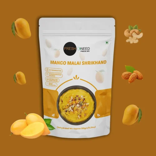 Mango Malai Shrikhand | Traditional Indian Mango Yogurt Dessert