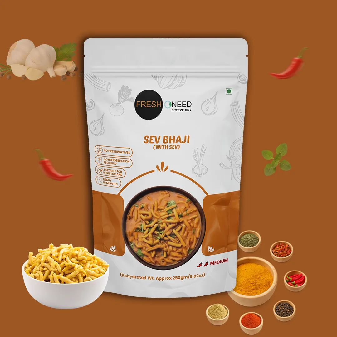 Sev Bhaji | Traditional Maharashtrian Sev Curry